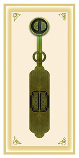 复古风钥匙扣设计图