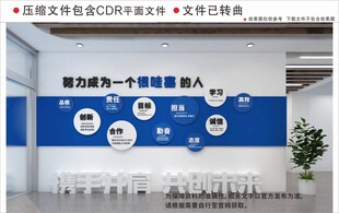 现代企业文化墙