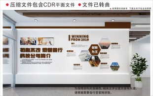 现代企业文化墙