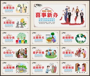 移风易俗文化墙