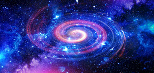 蓝色星空软膜天花灯箱