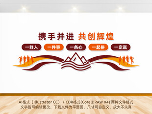 团队励志文化墙