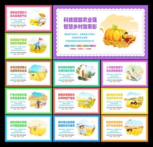 新农村文化展板