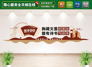 书香校园文化墙