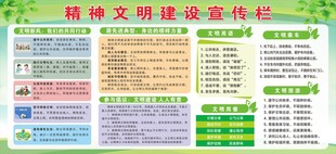 精神文明建设宣传栏