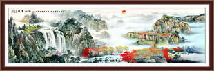 巨幅山水画