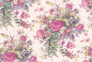 复古花卉图案壁纸