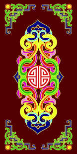 传统中式吉祥花纹图案