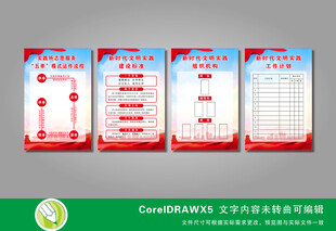 新时代文明实践展板