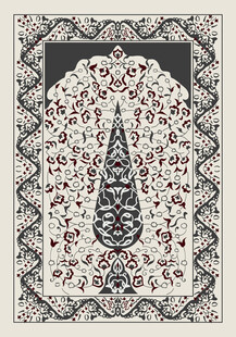 传统刺绣图案中的精美花卉