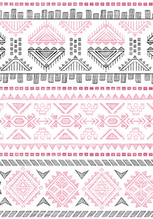 粉色几何民族风图案纹理