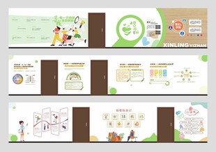 心灵驿站心理文化墙