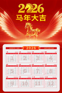 2026马年日历