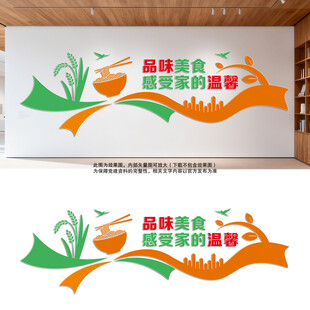 食堂餐饮文化墙