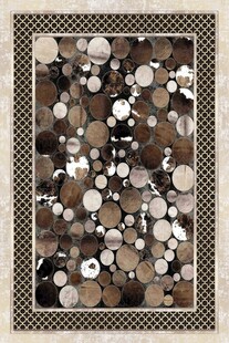 抽象几何图案地毯设计