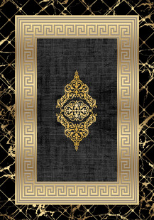 奢华金色花纹地毯图案