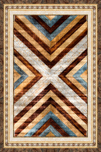 几何图案民族风地毯