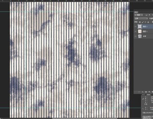 蓝白条纹水墨风纹理图案