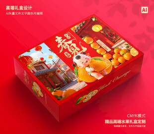 椪柑礼盒 桔子包装