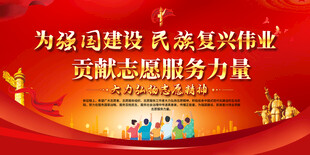 志愿者宣传展板