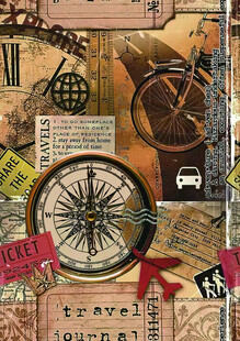 复古风航海元素装饰图