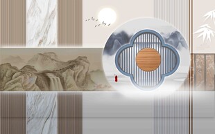 中式山水装饰艺术摆件