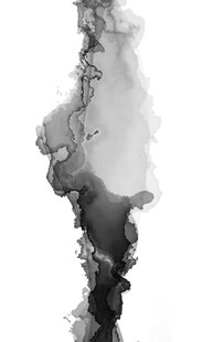 水墨烟雾抽象画