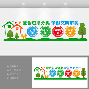 垃圾分类宣传文化墙