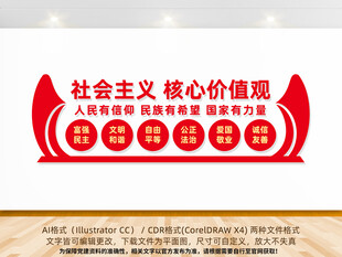 社会主义核心价值观文化墙