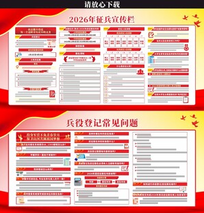 2026年征兵宣传栏