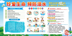 珍爱生命预防溺水宣传页