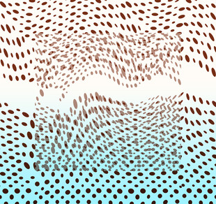 抽象波点纹理图案