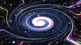 炫丽星空旋涡