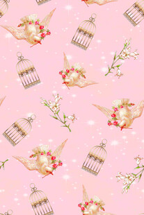 春暖花开粉色系