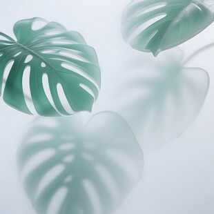 雾气磨砂膜效果绿植贴图