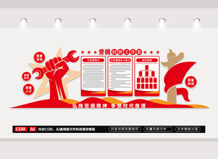 劳模创新工作室文化墙