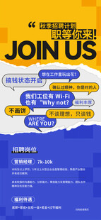 创意招聘海报 