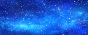 璀璨星空背景灯箱