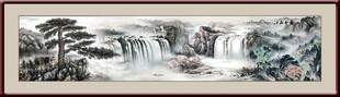 巨幅山水风景画