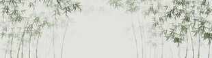 新中式水墨竹子背景墙