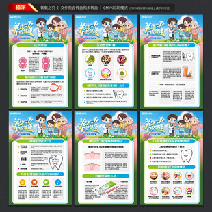 口腔健康知识海报