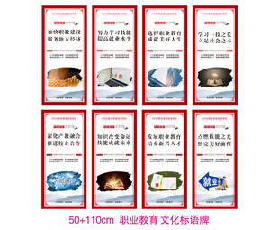 职业培训学校文化标语