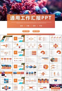 海底世界水族馆动态PPT模板