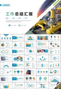 热力公司总结计划述职汇报ppt