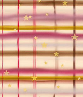 粉色条纹星星梦幻背景图