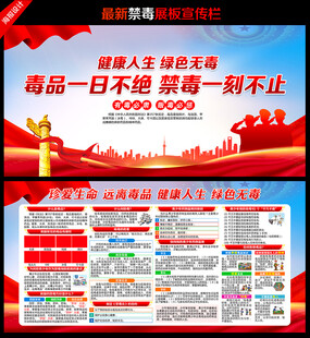 禁毒展板