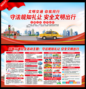 交通安全展板