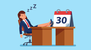 职场女性忙里偷闲与月底工作休整