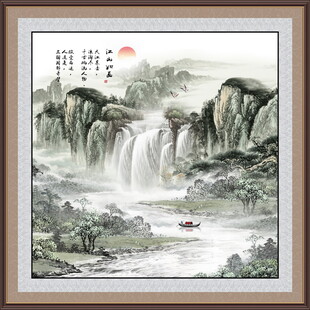 国画山水风景装饰画