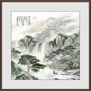 江山多娇大厅山水画